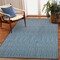 The Rug Department Liora Manne Carmel Texture Stripe Indoor Outdoor Area Rug Navy